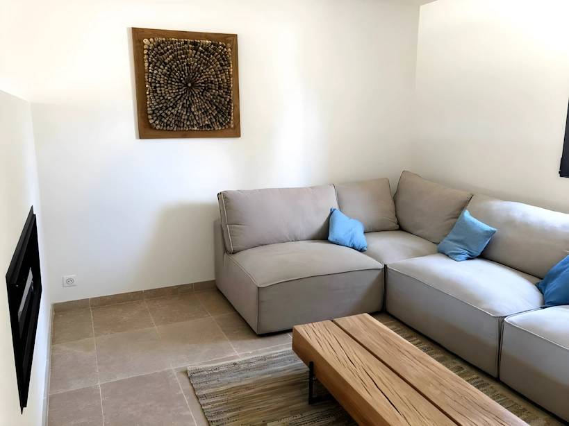 Gezellige zithoek voor families in Villa Vintour